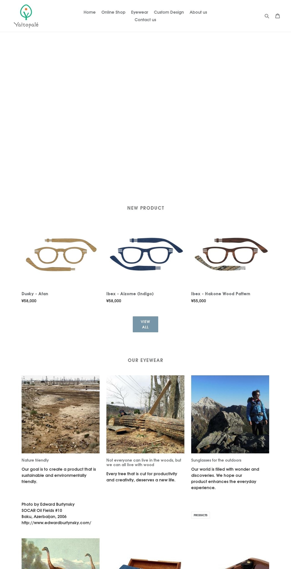 yaitopale.com shopify website screenshot