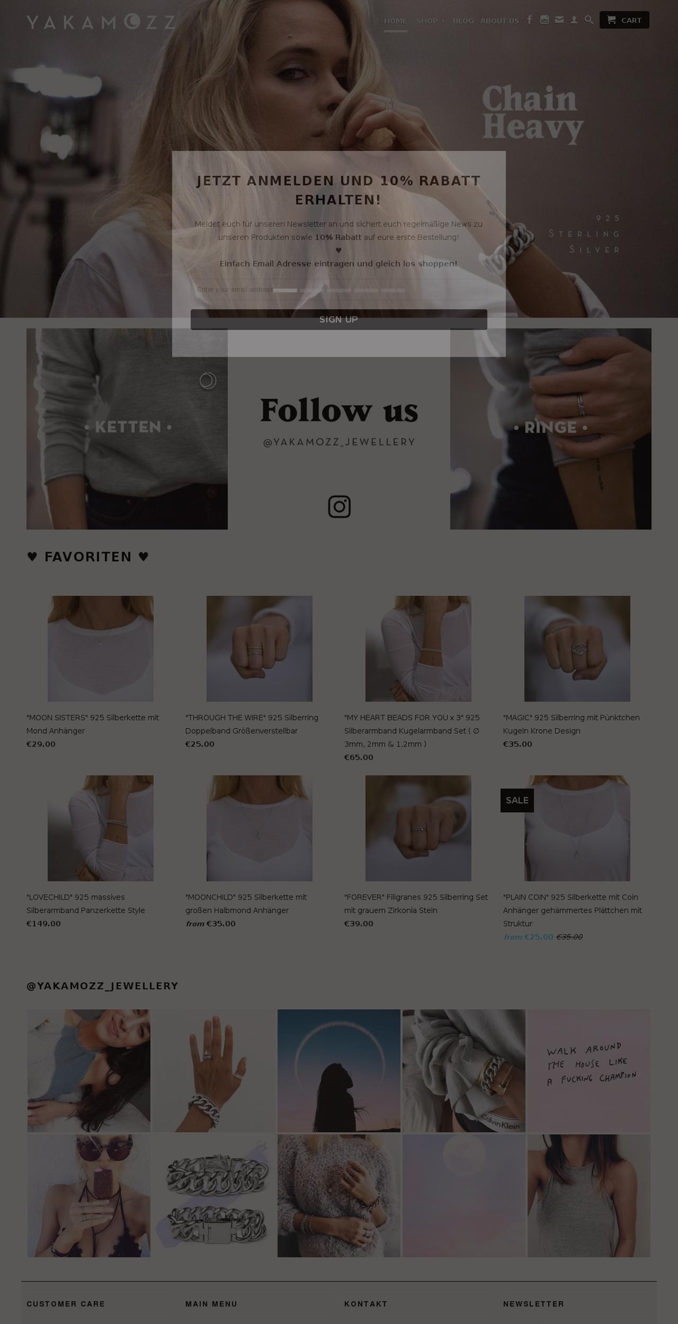 yakamozz.com shopify website screenshot