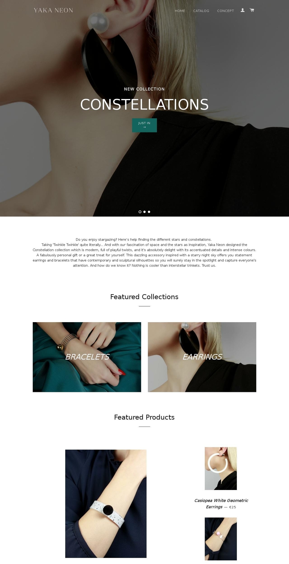 yakaneon.com shopify website screenshot