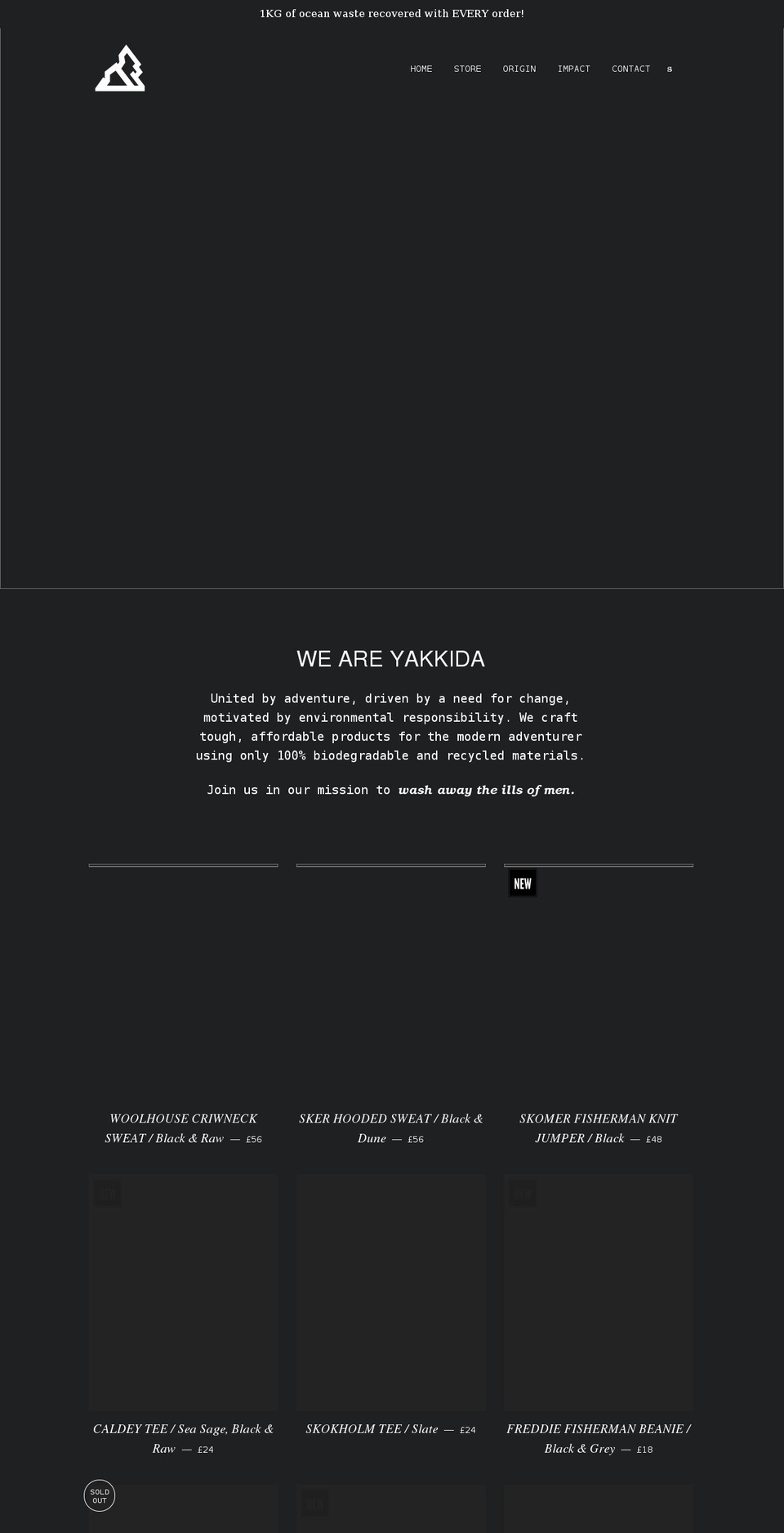 yakkida.com shopify website screenshot