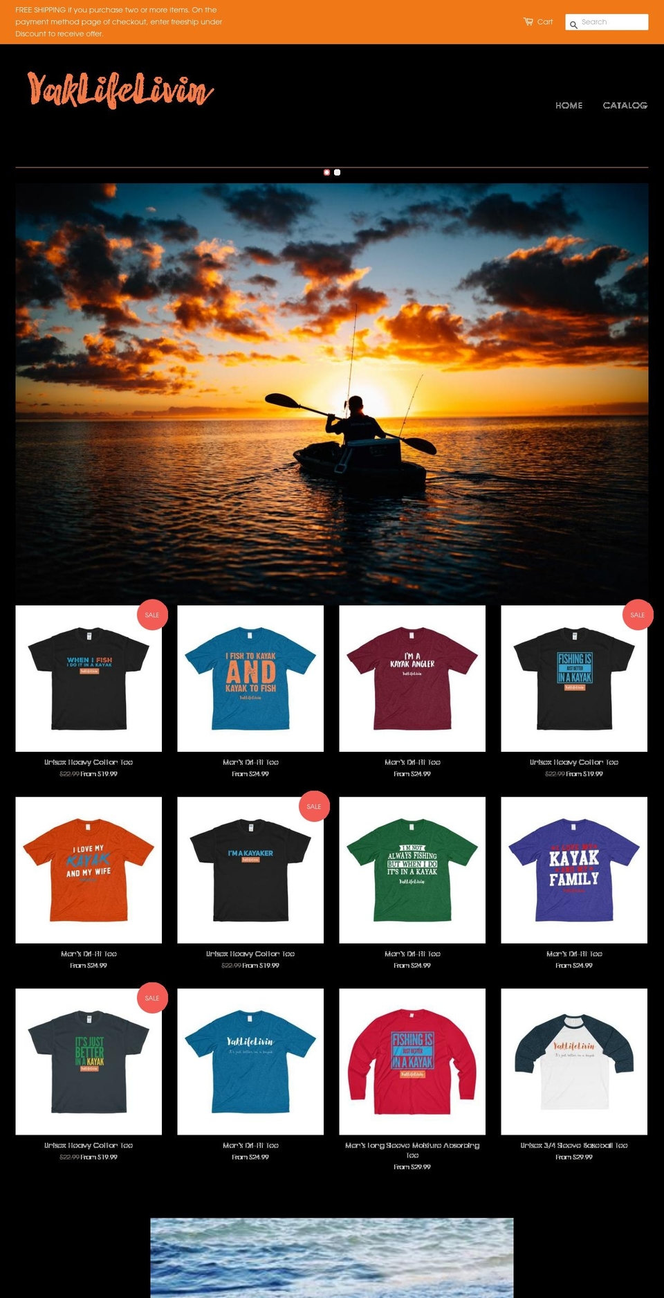 yaklifelivin.com shopify website screenshot