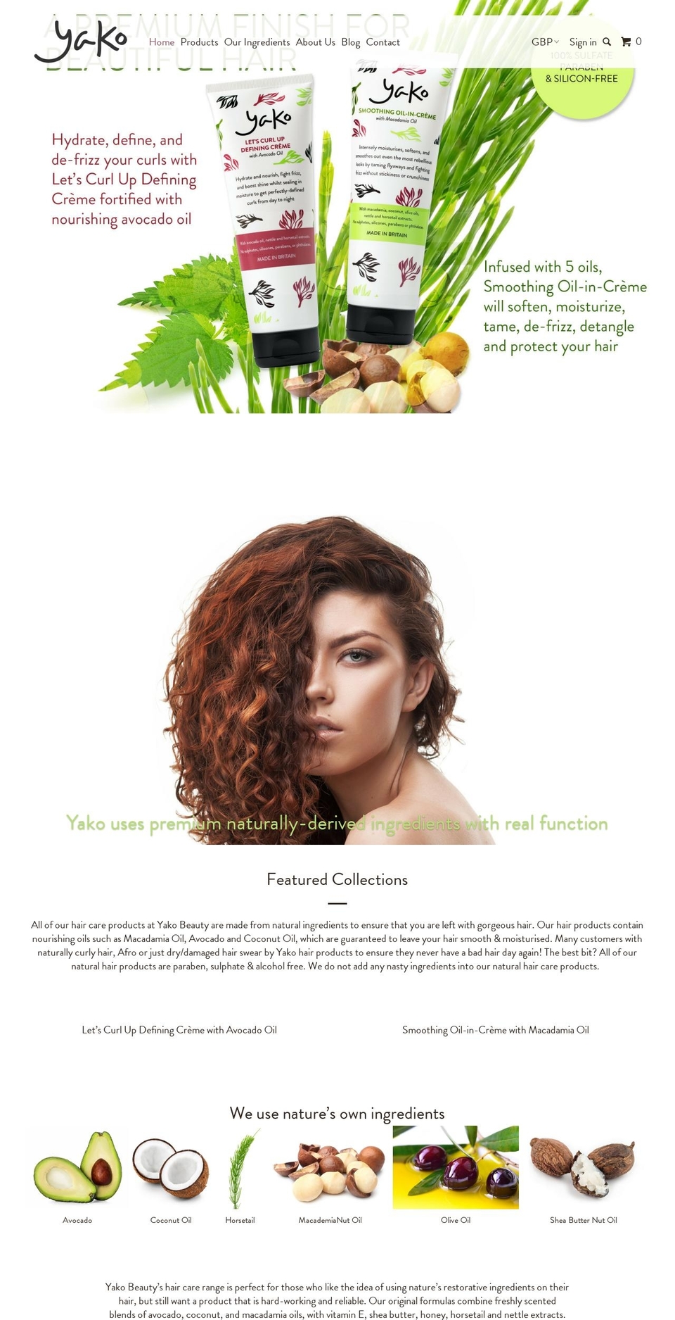 yakobeauty.com shopify website screenshot