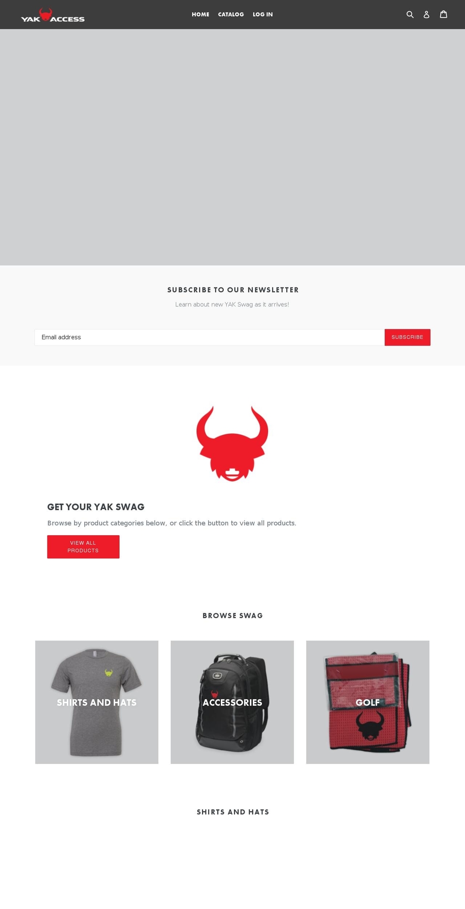 yakswag.com shopify website screenshot