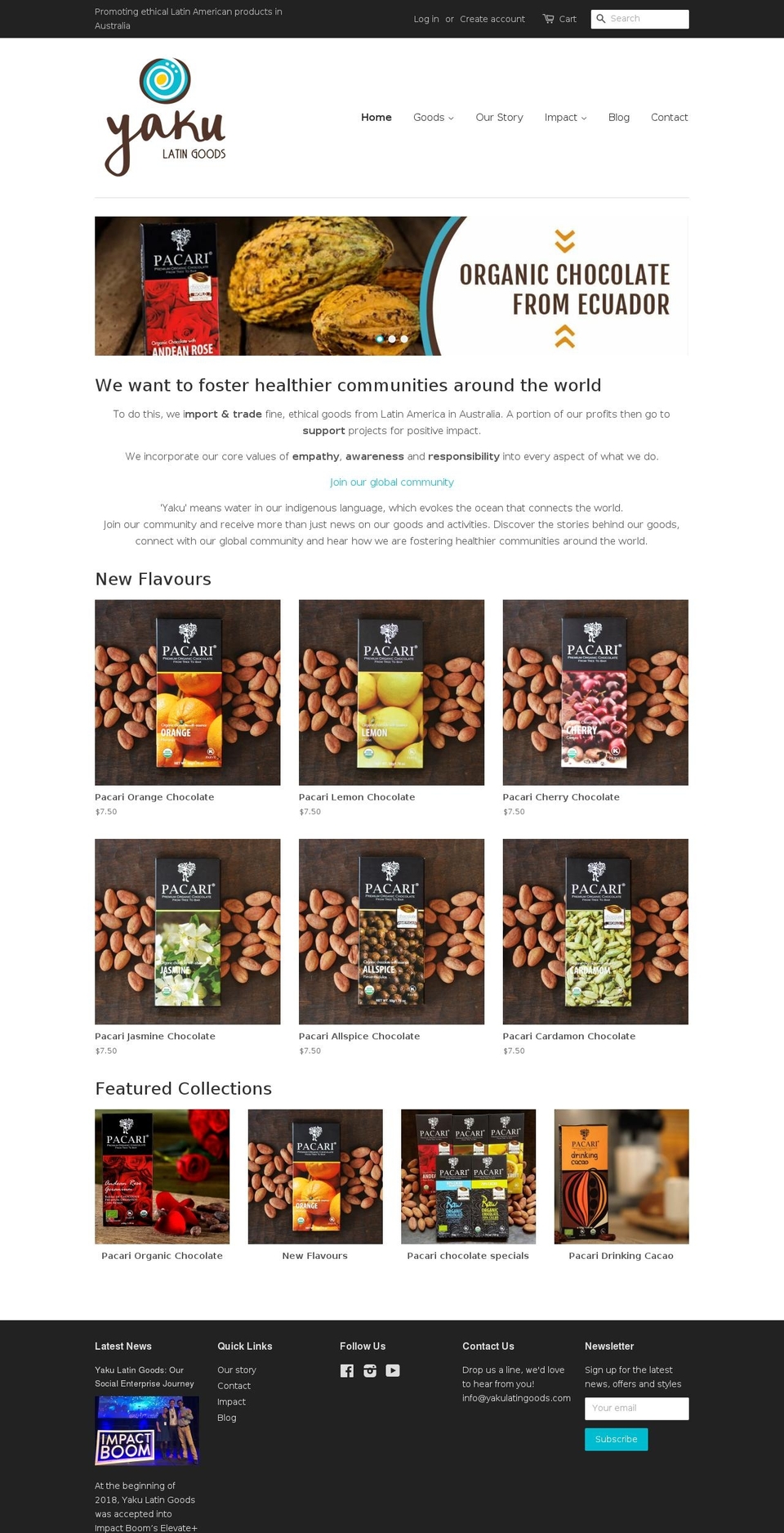 yakulatingoods.com shopify website screenshot