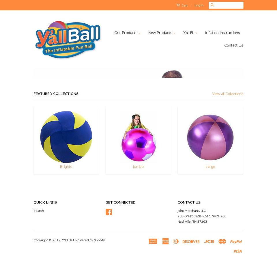 yallfit.com shopify website screenshot