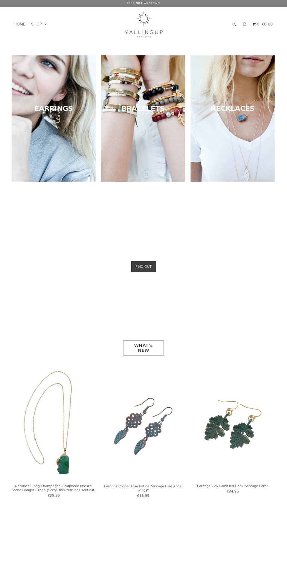 yallingupdesigns.com — Shopify storefront screenshot