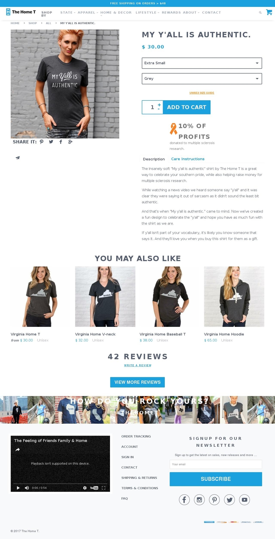 GripsOn - V2.12 Shopify theme site example yalltshirt.com