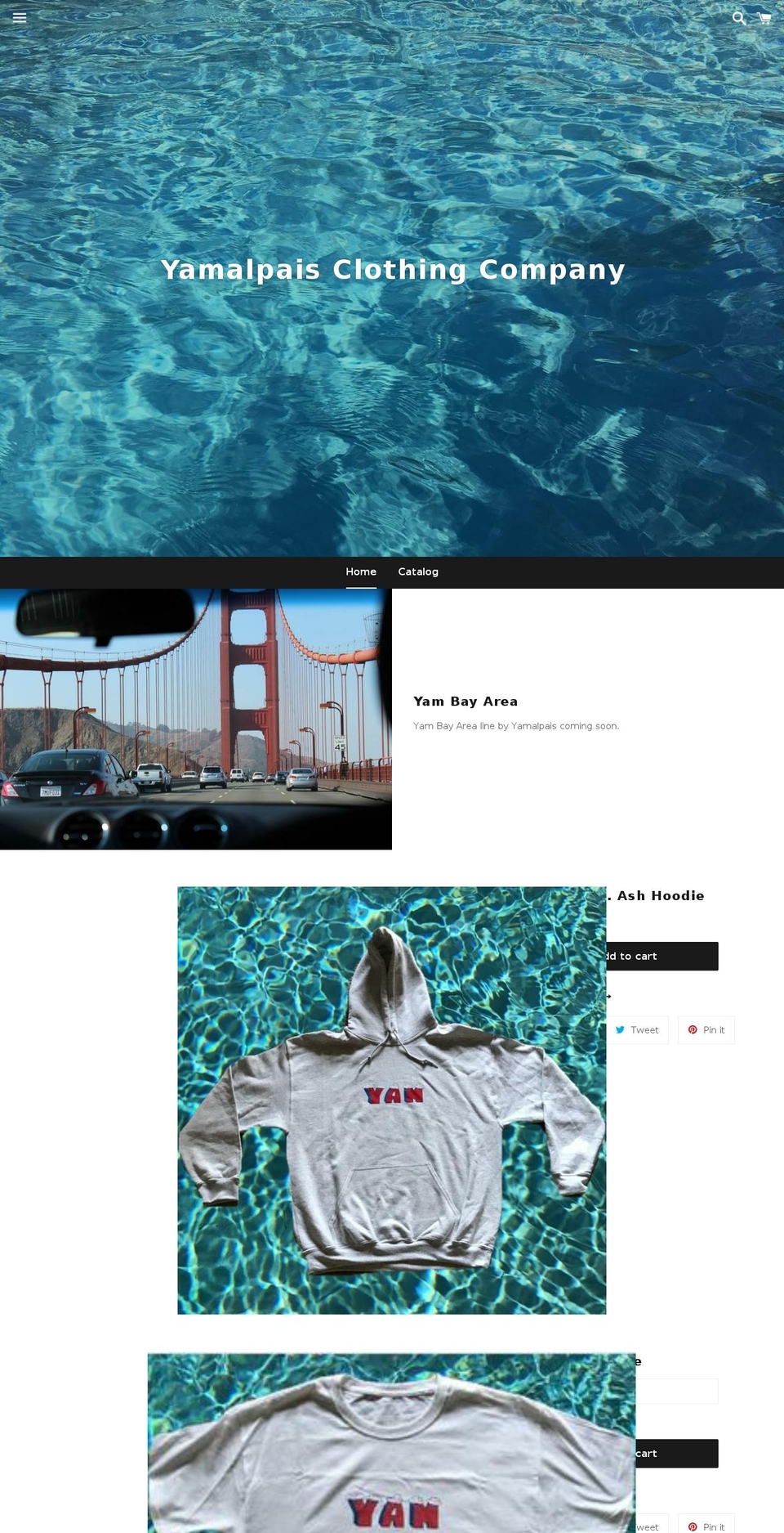 yamalpais.com — Shopify storefront screenshot