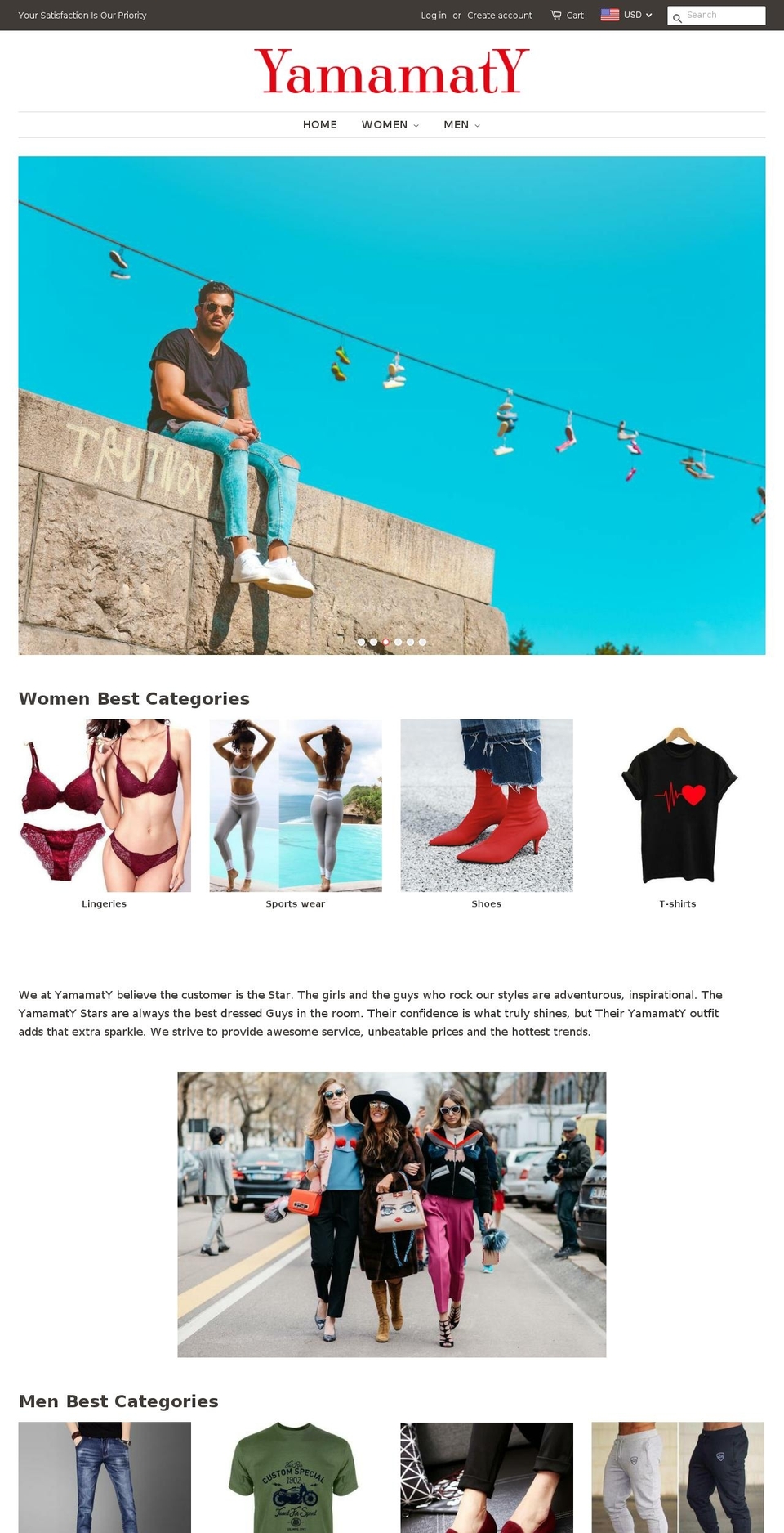 yamamaty.com shopify website screenshot