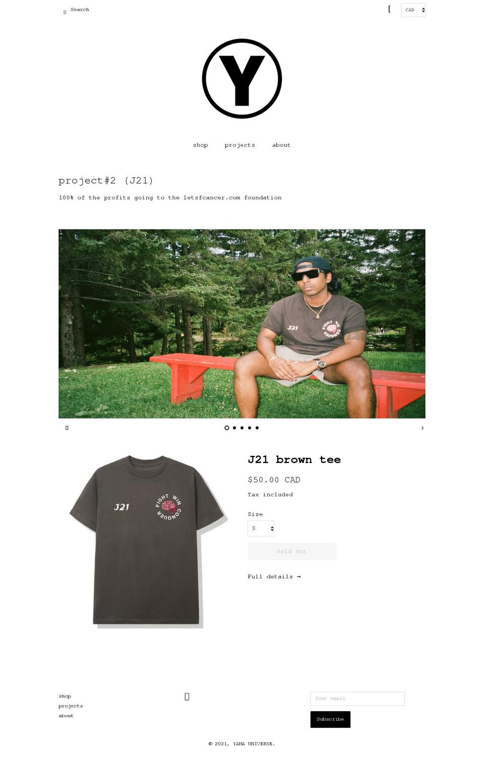 yamauniverse.com shopify website screenshot