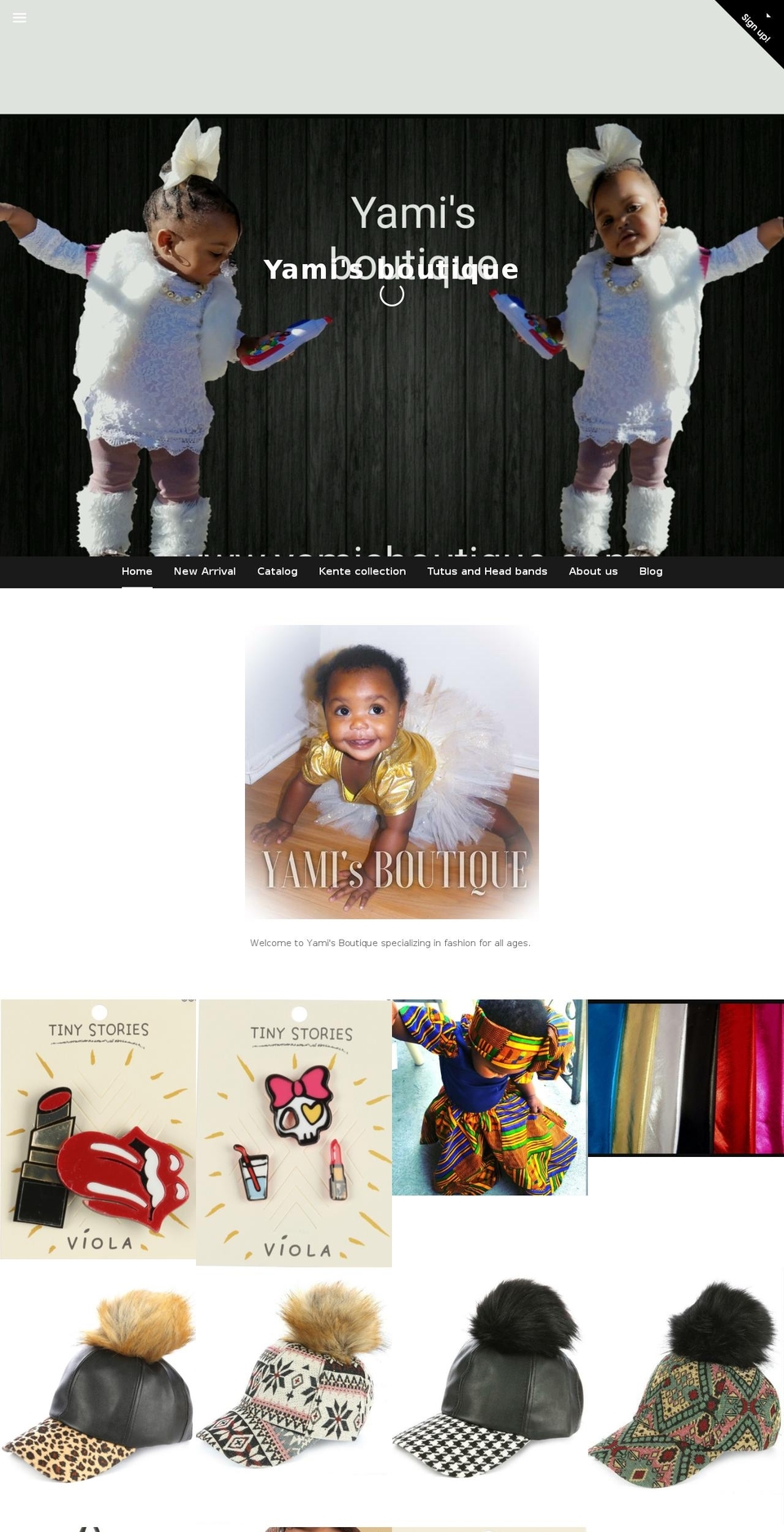 yamisboutique.com shopify website screenshot