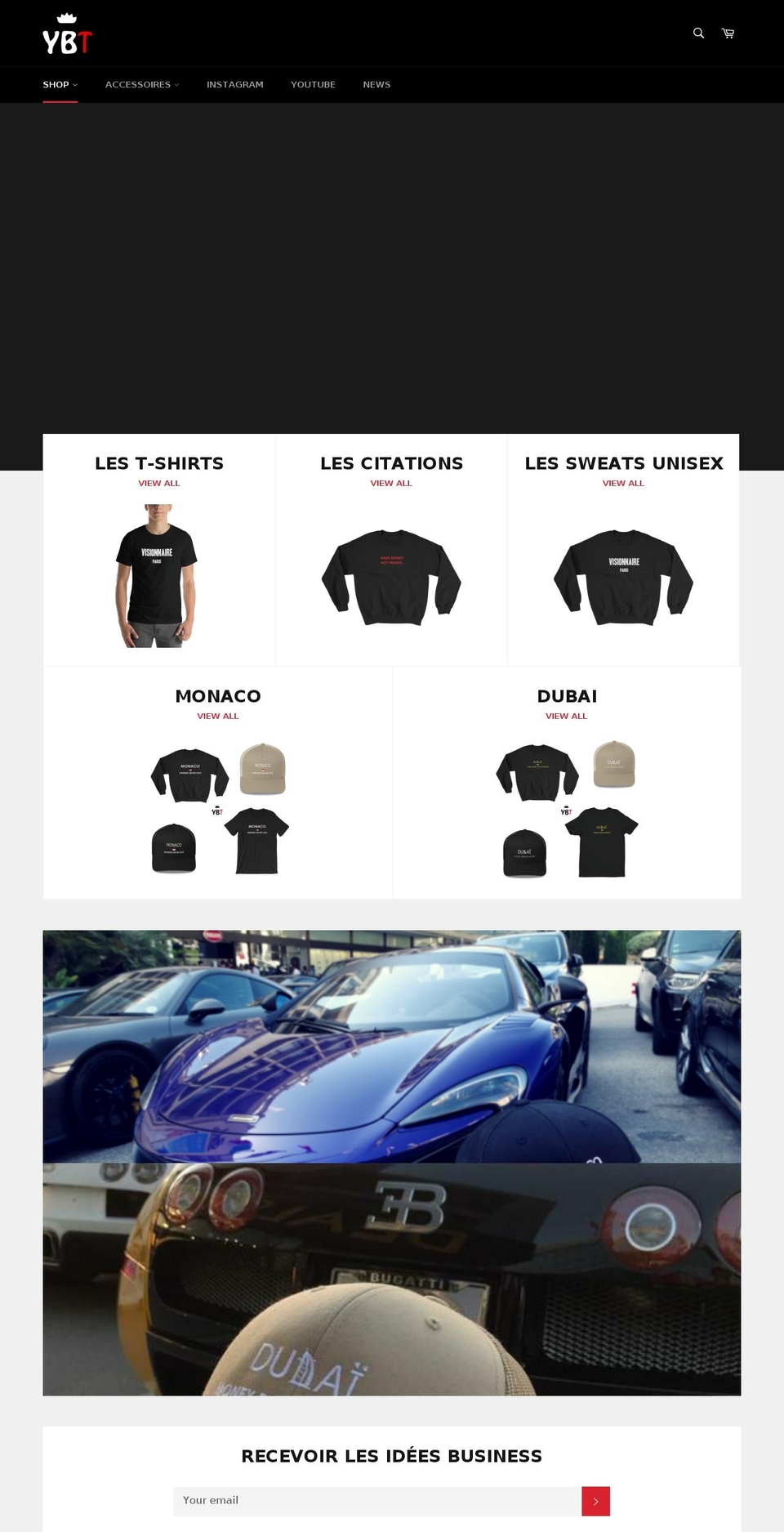 yannisbt.com — Shopify storefront screenshot
