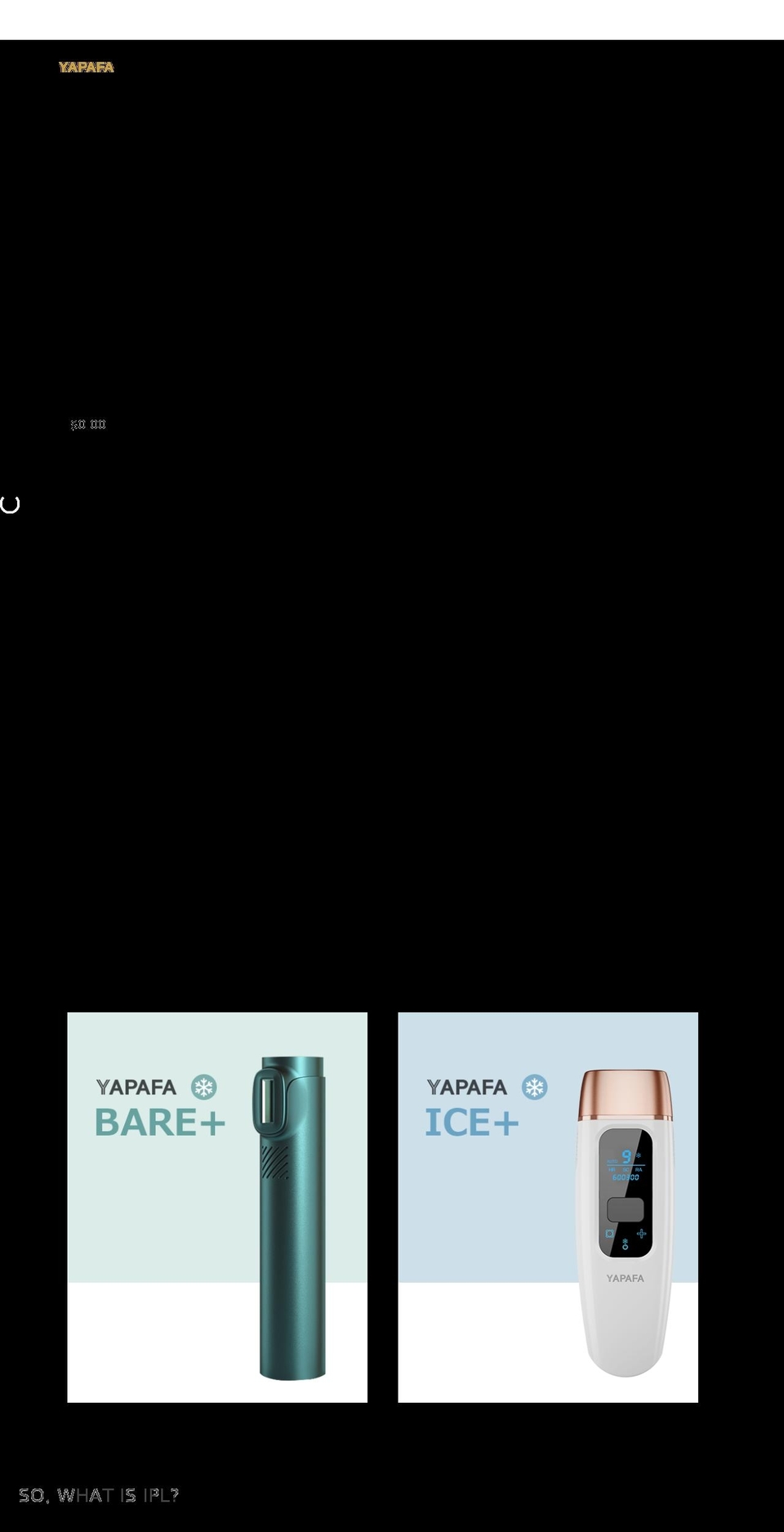 yapafa.com shopify website screenshot