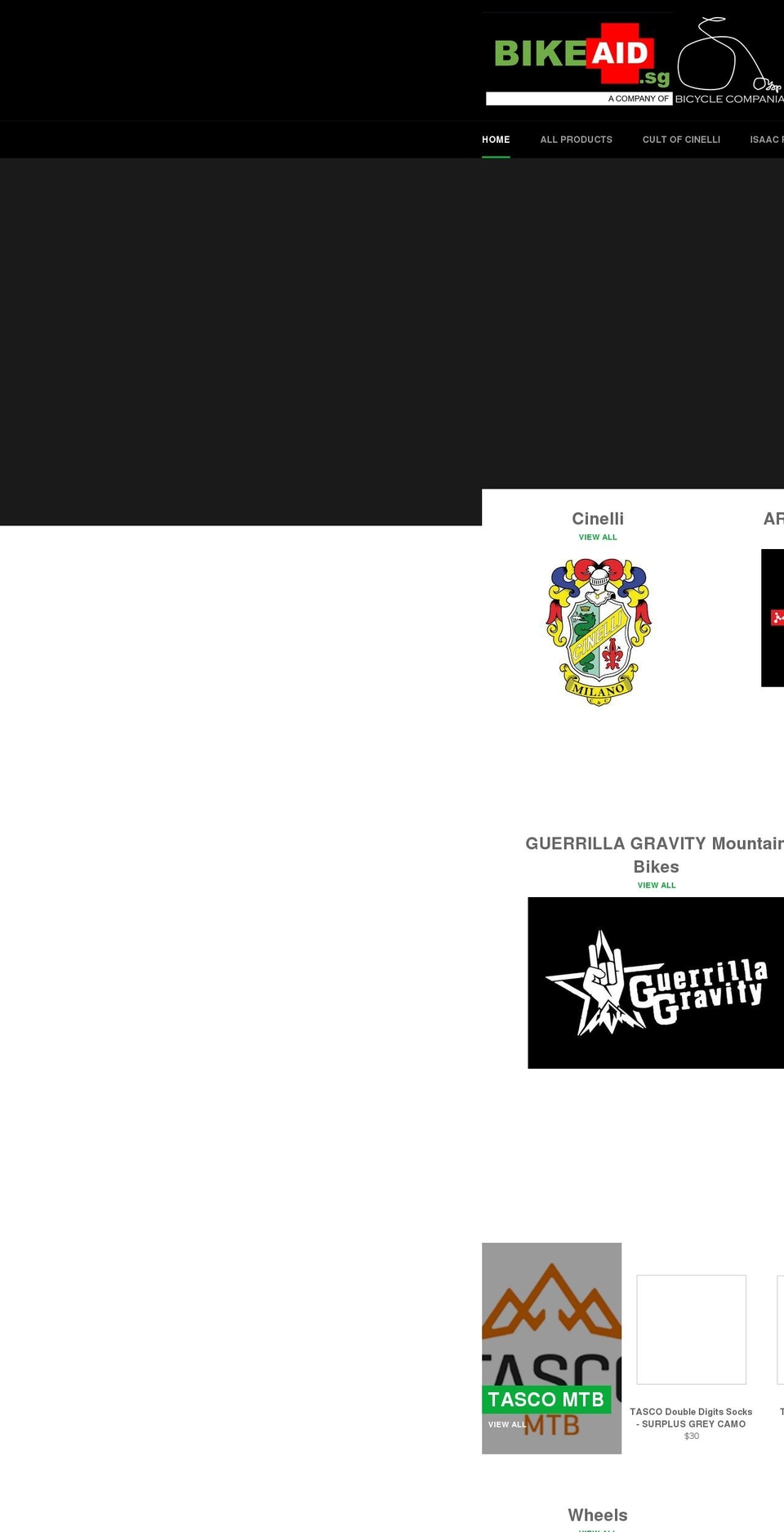 yapbicycle.com — Shopify storefront screenshot