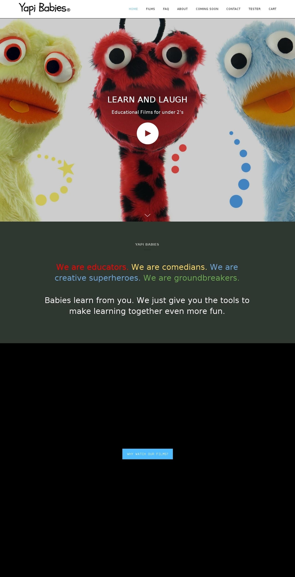 yapibabies.com shopify website screenshot