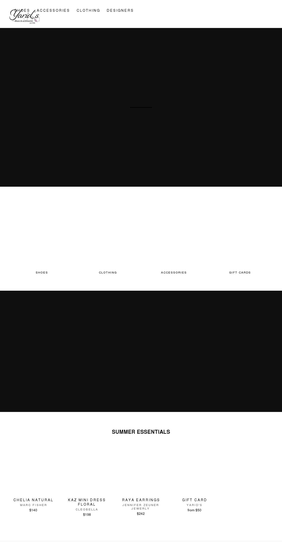 yarids.com shopify website screenshot