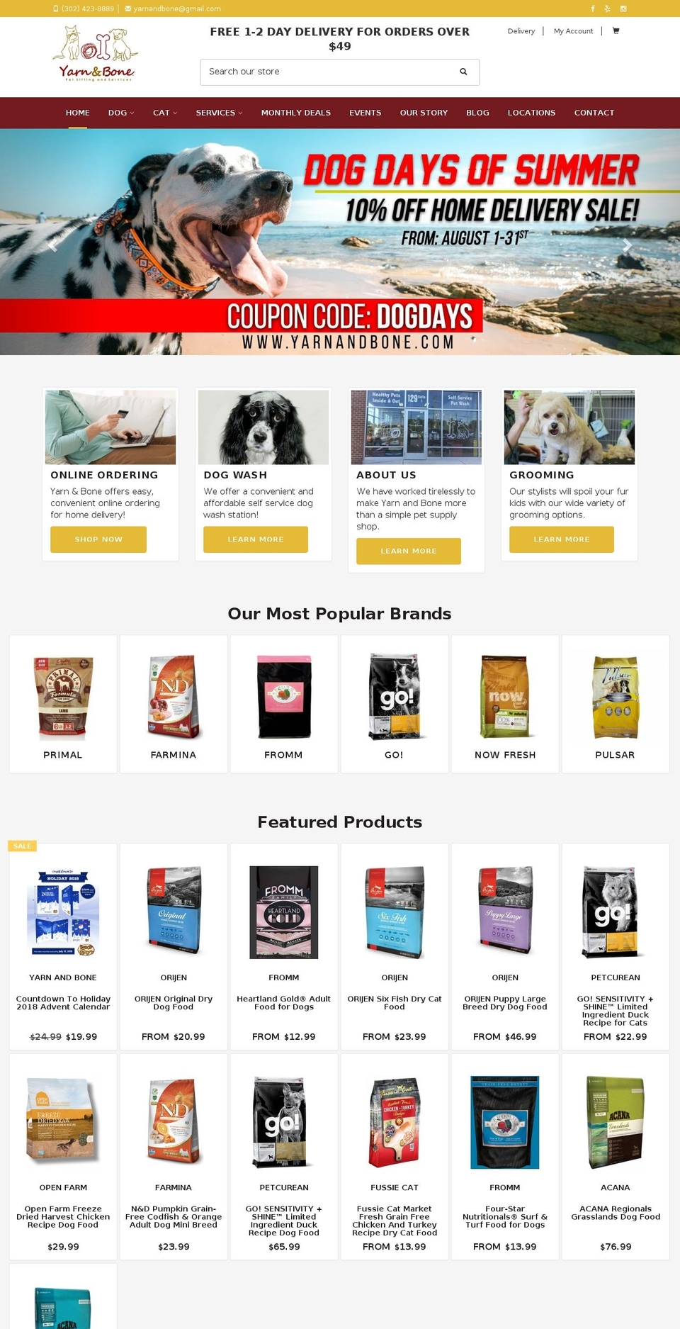 theme-export-healthy-pet-aurora-myshopify-com Shopify theme site example yarnandbone.com