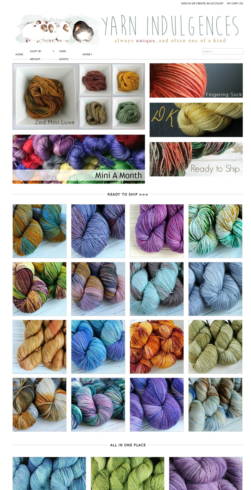 yarncanada.com shopify website screenshot