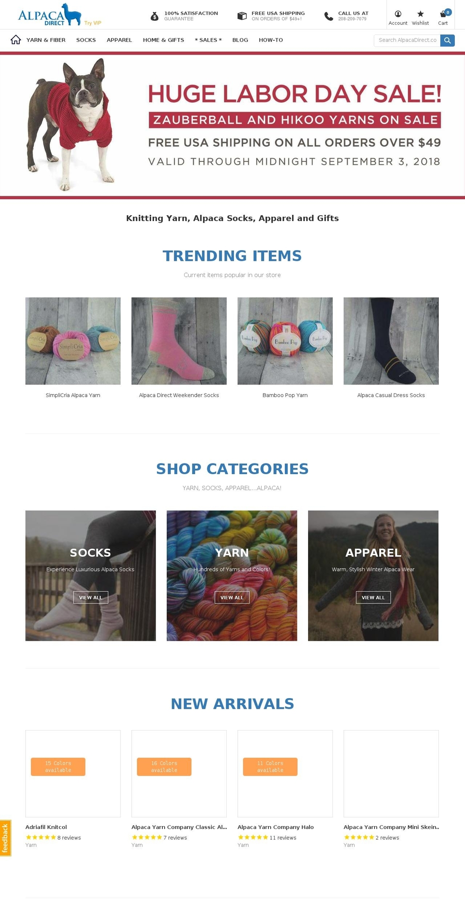 spruli setup ... (Afterpay Edits) Shopify theme site example yarnestimator.com