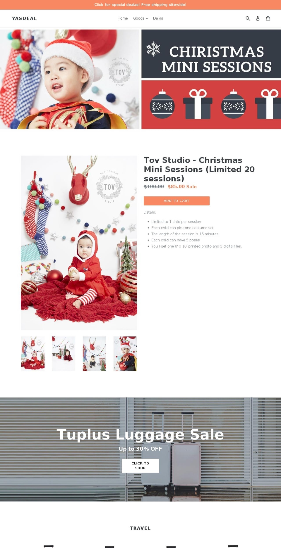 yasdeal.com — Shopify storefront screenshot