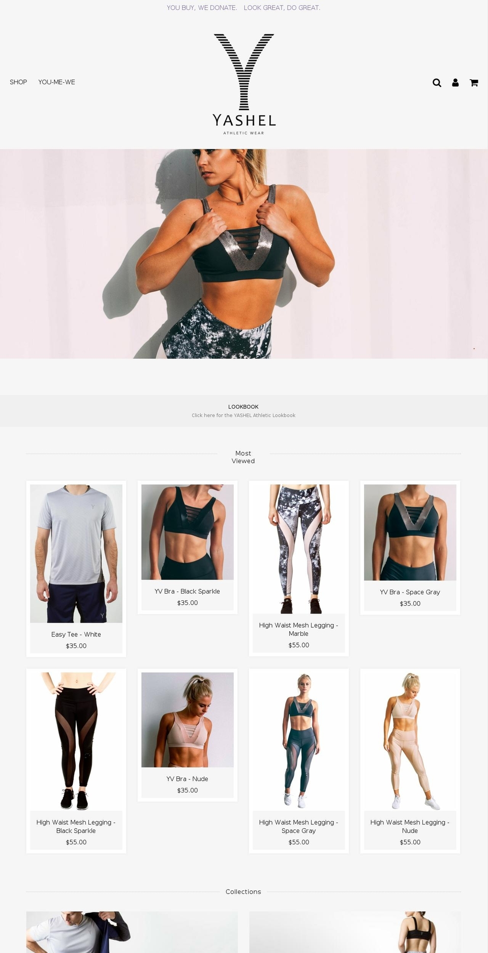 yashelstore.com shopify website screenshot