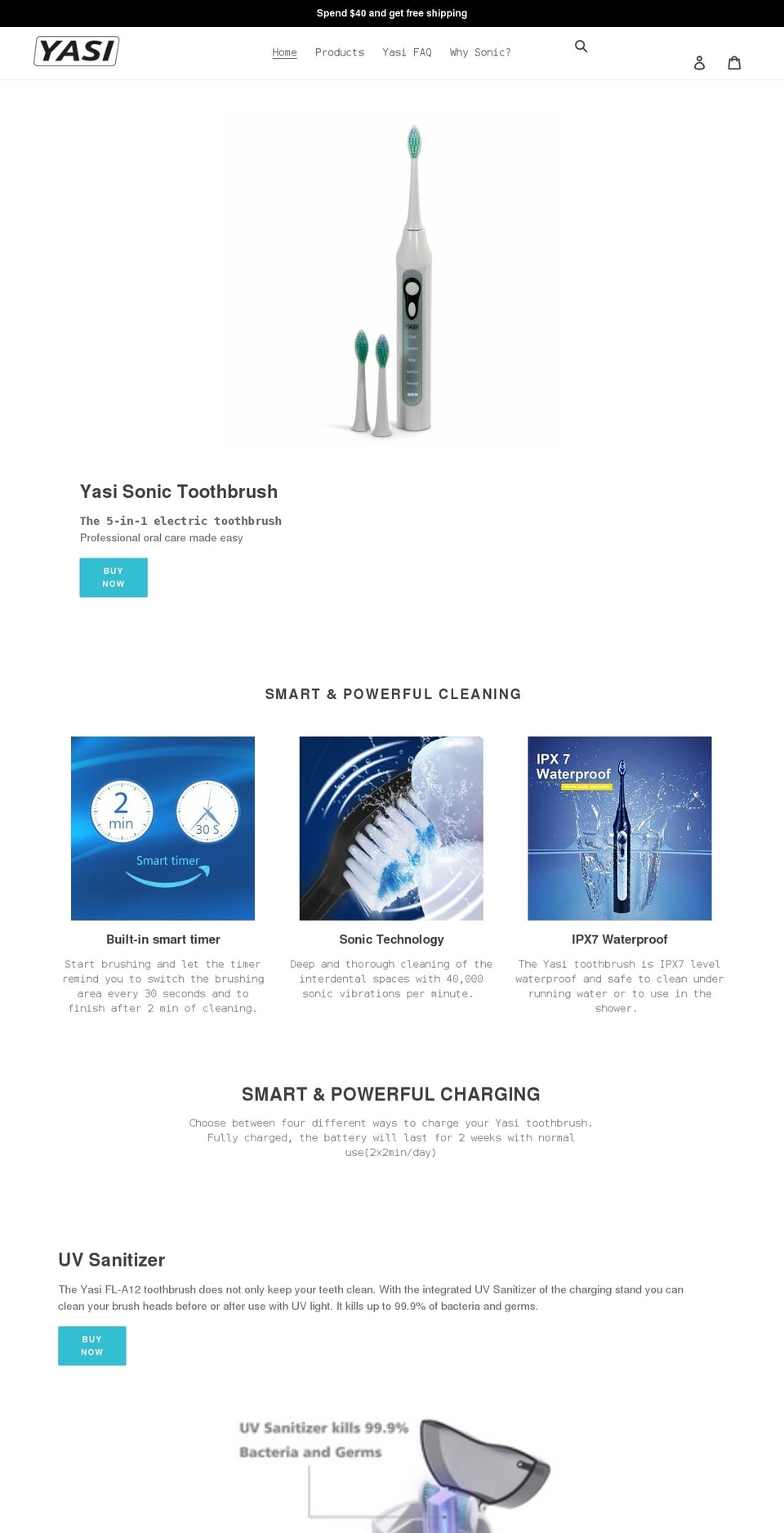 yasi-usa.com shopify website screenshot
