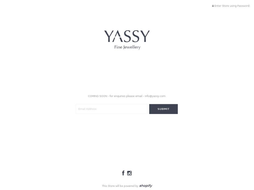 yassy.com shopify website screenshot