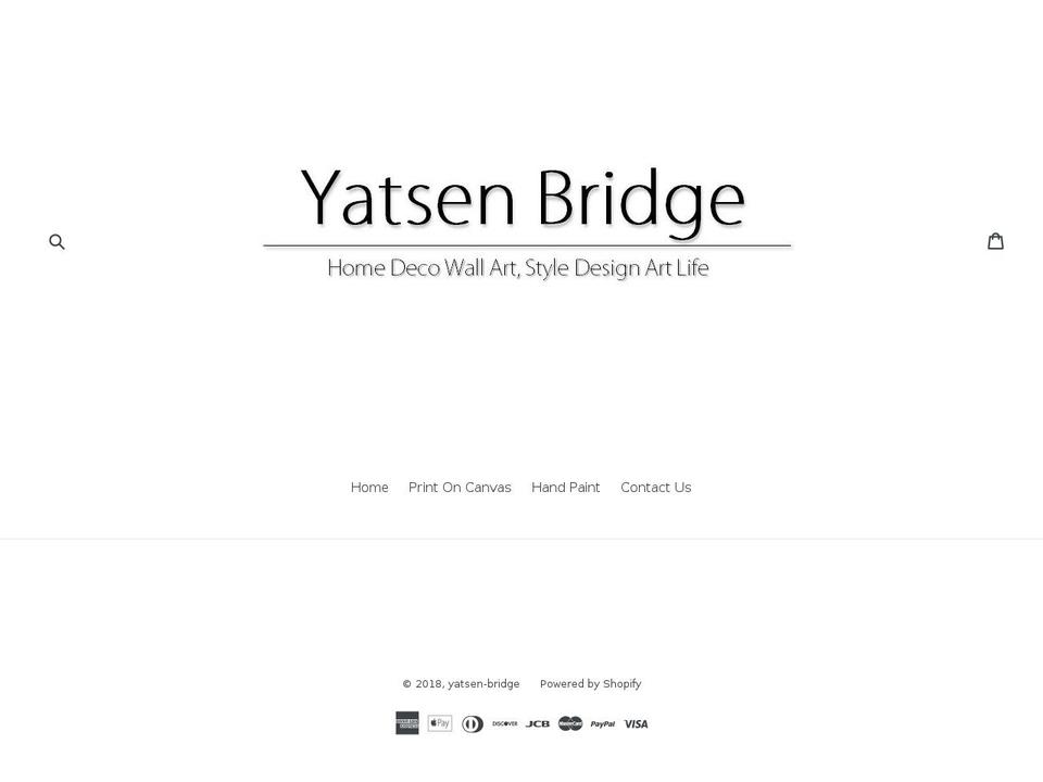 yatsenbridge.com shopify website screenshot