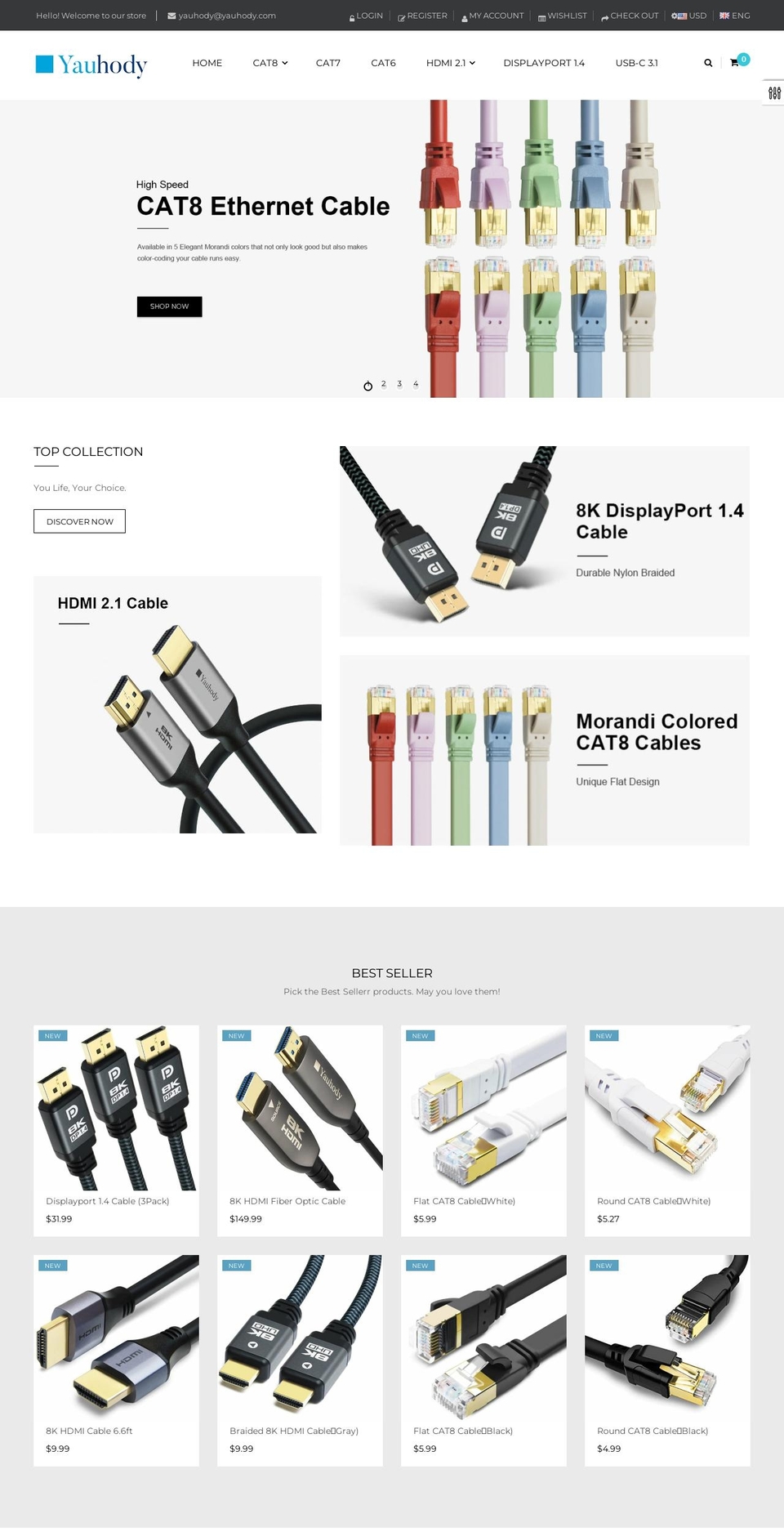 yauhody.com shopify website screenshot