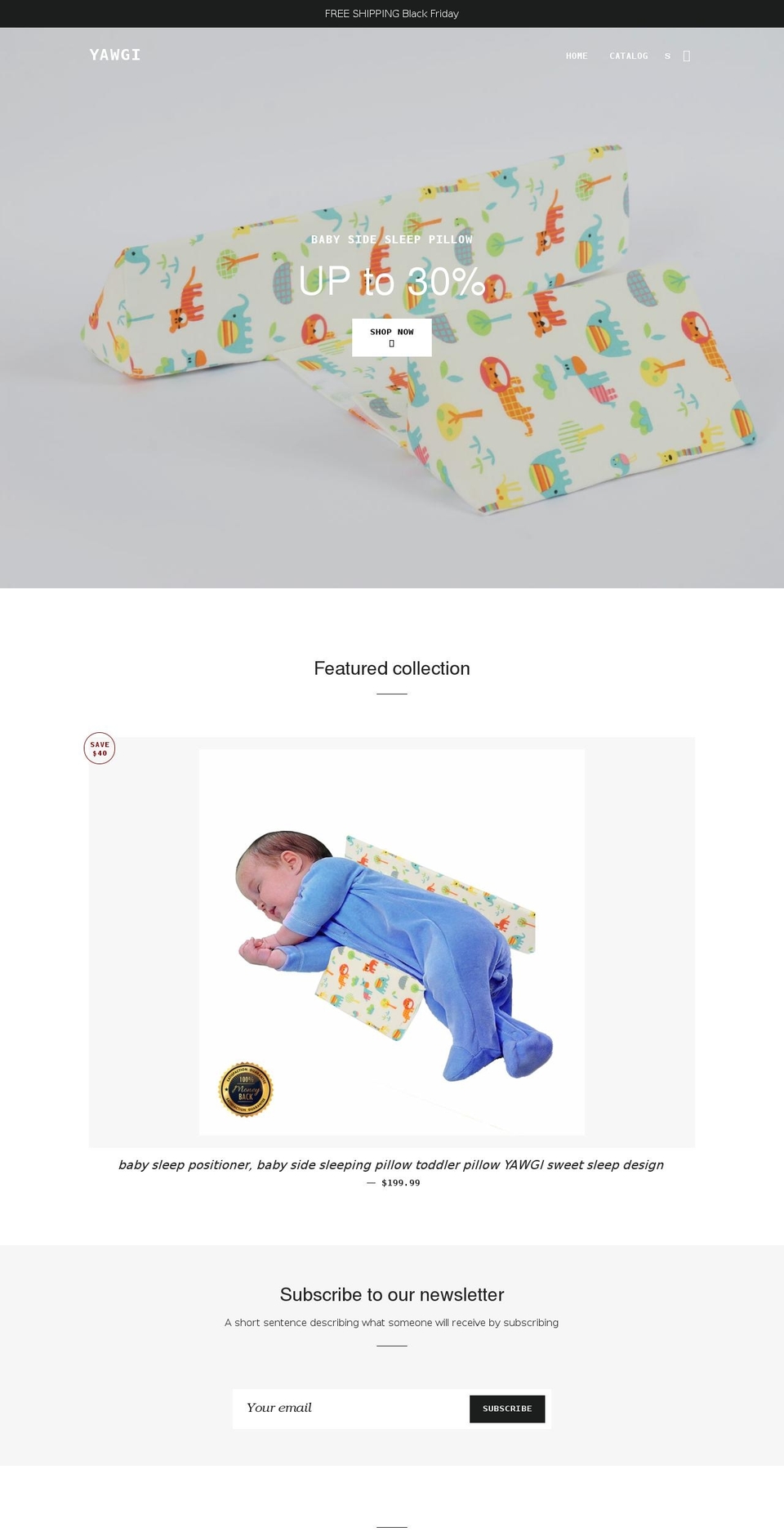 yawgi.com — Shopify storefront screenshot