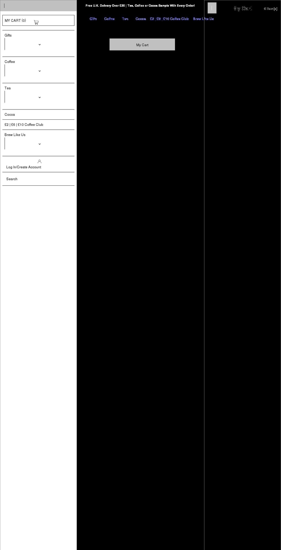 yawnbrew.com shopify website screenshot
