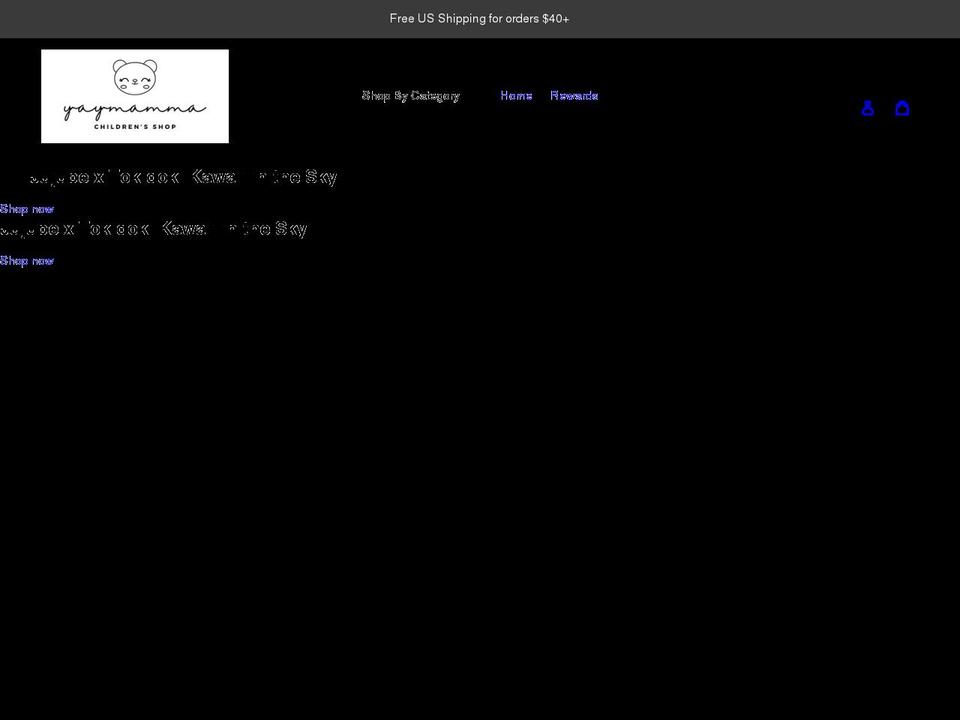 yaymamma.com shopify website screenshot