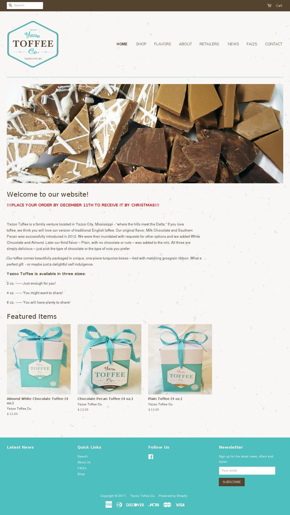 yazootoffee.com shopify website screenshot