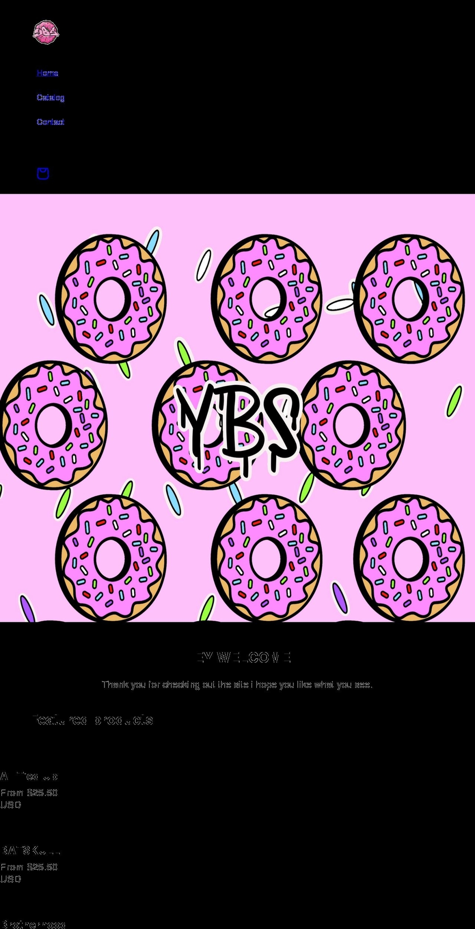 ybsnyc.com shopify website screenshot