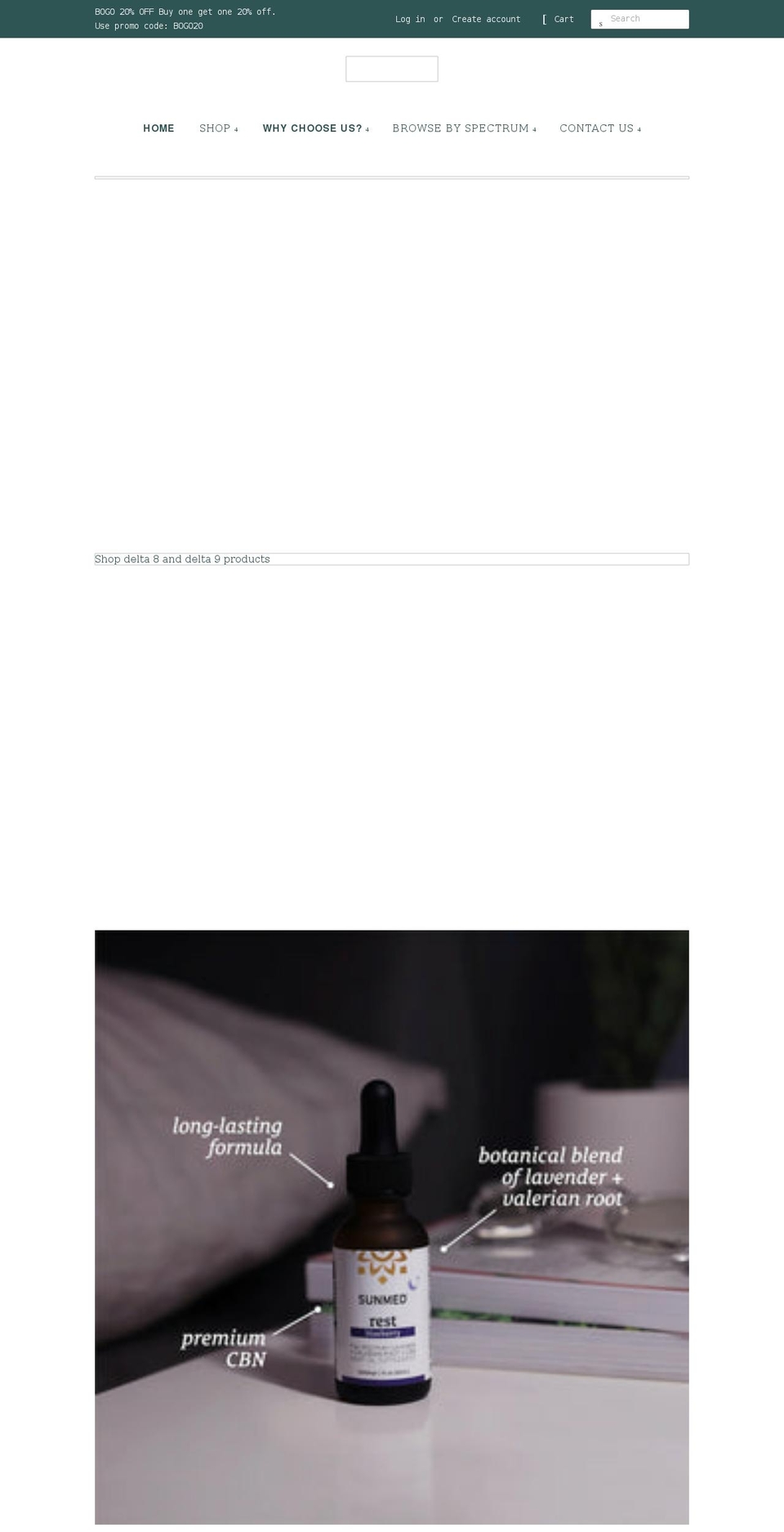 ycbdstore.com shopify website screenshot