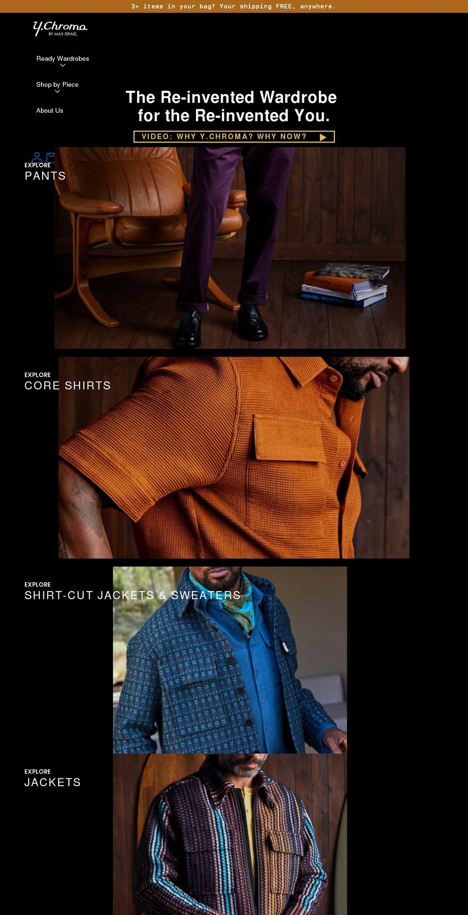 ychroma.com shopify website screenshot