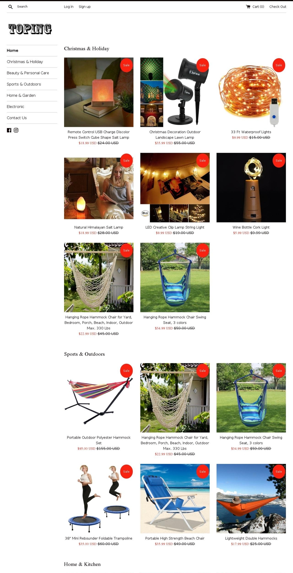 ycjllc.com shopify website screenshot