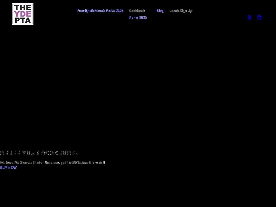 yde-pta.myshopify.com shopify website screenshot