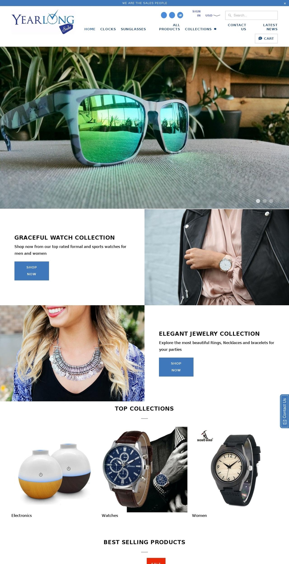 yearlongsale.com — Shopify storefront screenshot