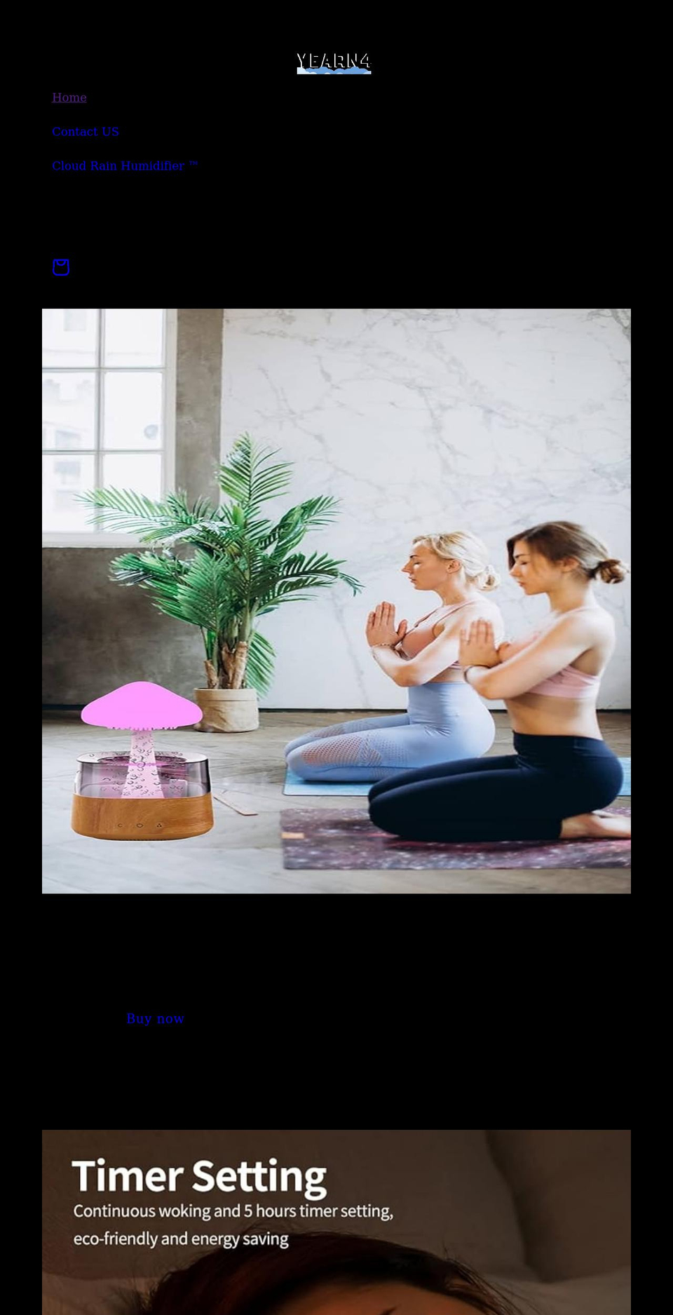 yearn4.com shopify website screenshot