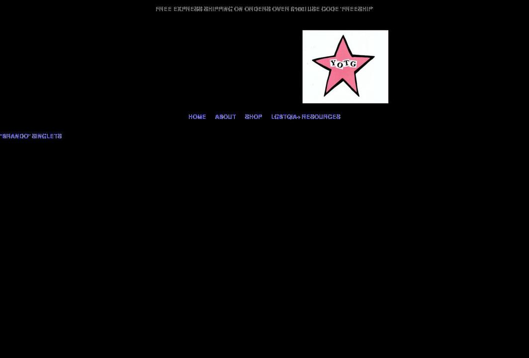 yearofthegay.com shopify website screenshot