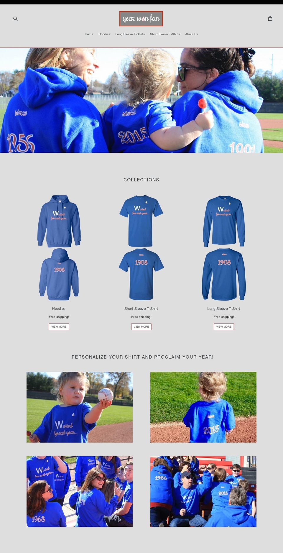 yearwonfan.com — Shopify storefront screenshot