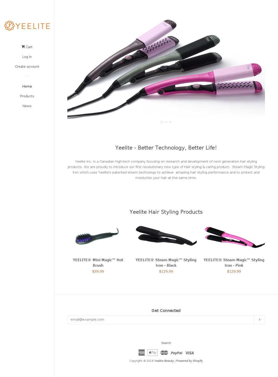 yeelite.ca shopify website screenshot