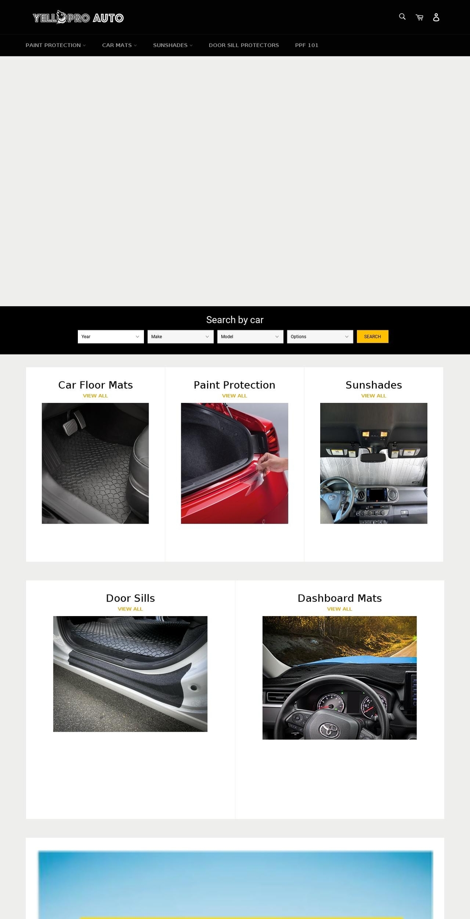 yelloproauto.com shopify website screenshot