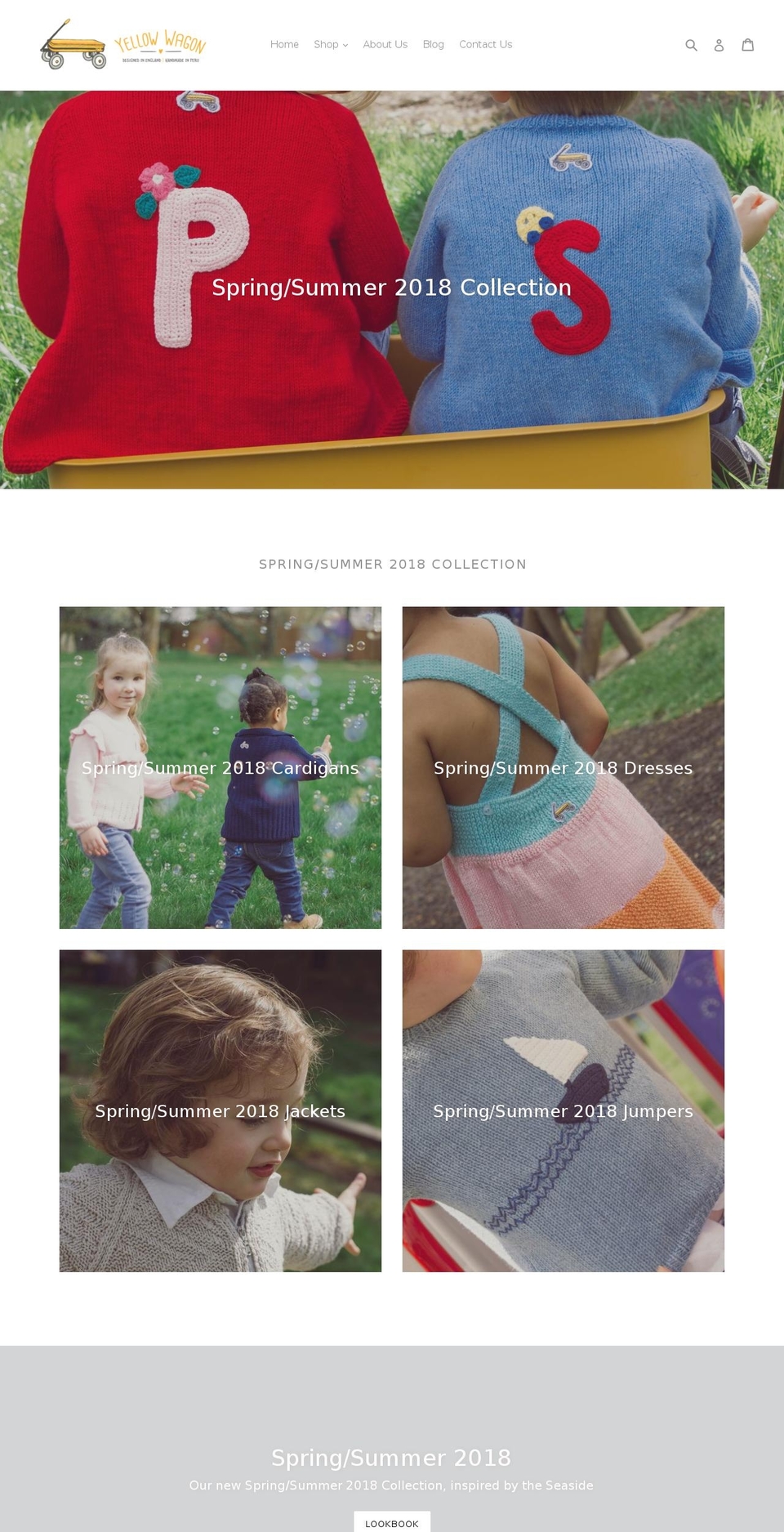 yellow-wagon.com — Shopify storefront screenshot