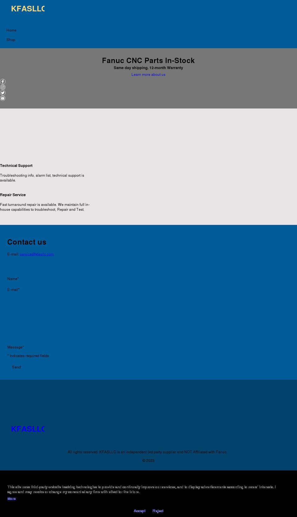 yellowboxcnc.com shopify website screenshot