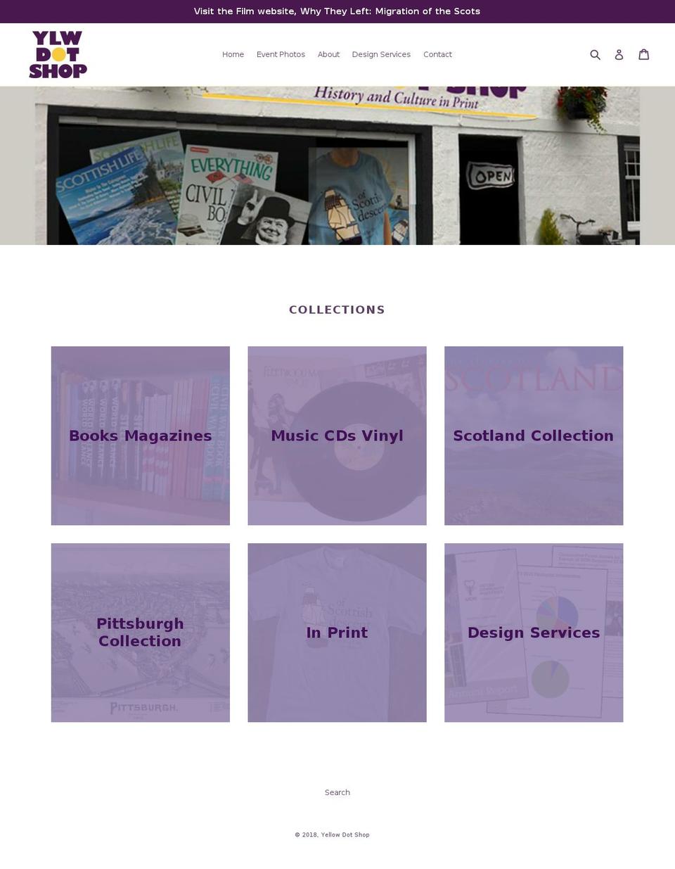 yellowdotshop.com shopify website screenshot