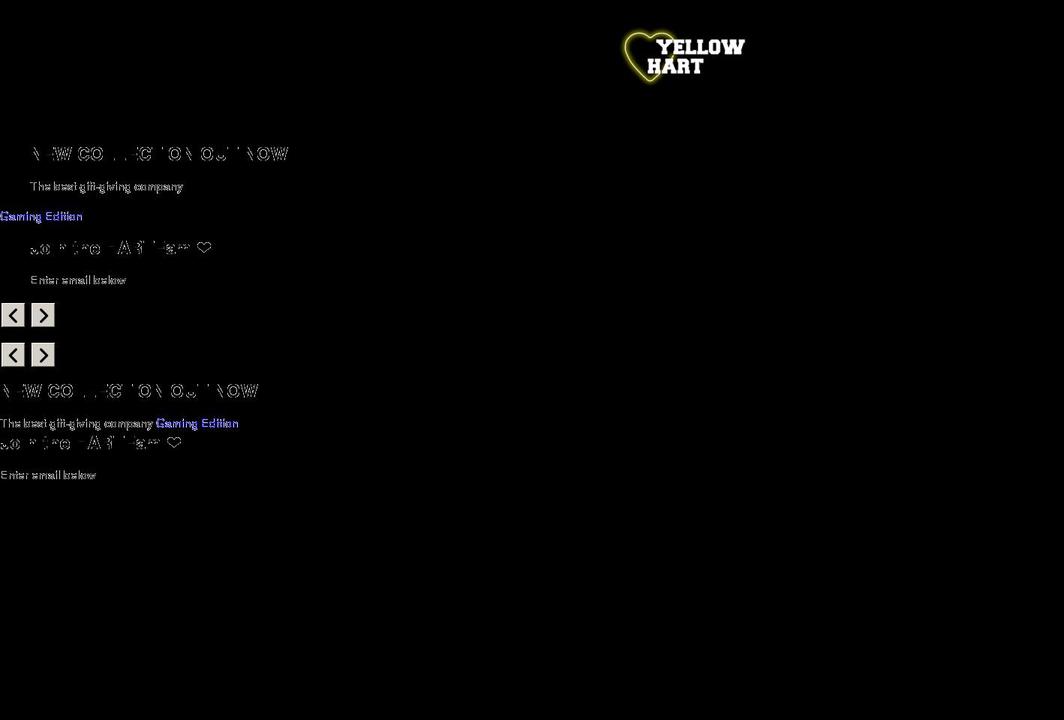 yellowhart.com shopify website screenshot