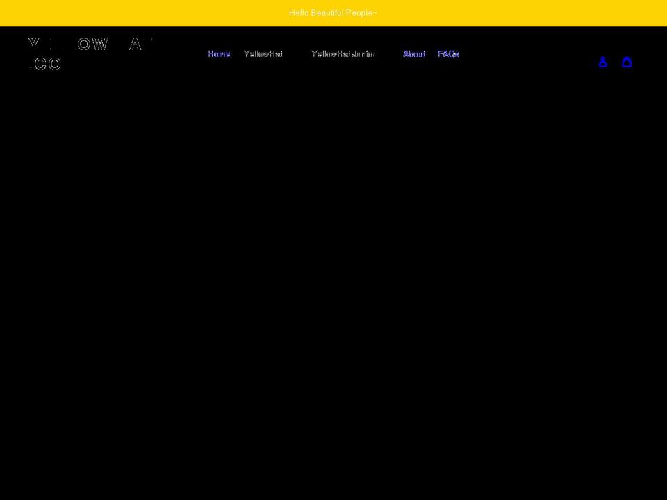 yellowhatco.com shopify website screenshot