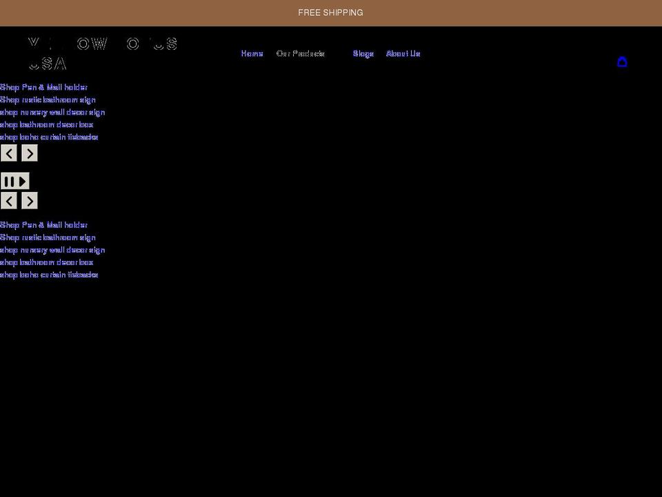 yellowlotususa.com shopify website screenshot